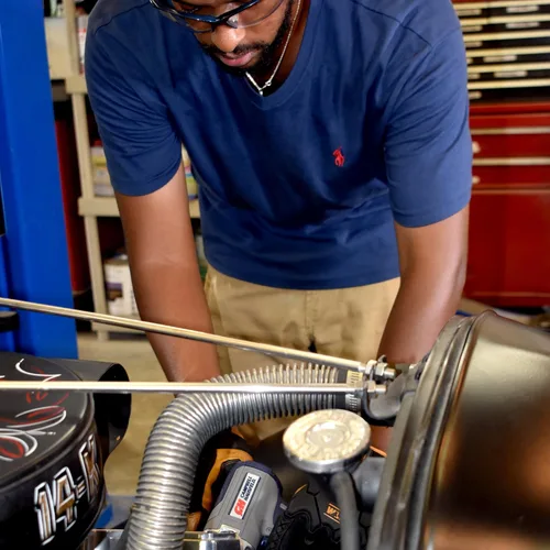 Vista 4 de Llave de impacto neumática – Martillo gemelo 3/8 pulgadas con cuerpo compuesto y agarre cómodo (Campbell Hausfeld XT00100)