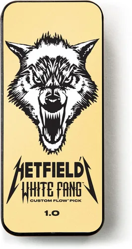 Vista 2 de Jim Dunlop Hetfield White Fang Custom 0.039 in Flow Guitarra PH122T100 PH122T100