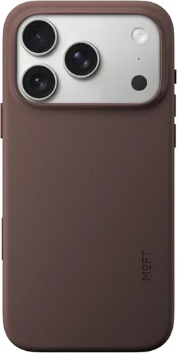 Vista 46 de MOFT Funda para iPhone 17, funda MOVAS a presión, compatible con MagSafe, piel vegana suave al tacto, diseño minimalista clásico, ligera, resistente
