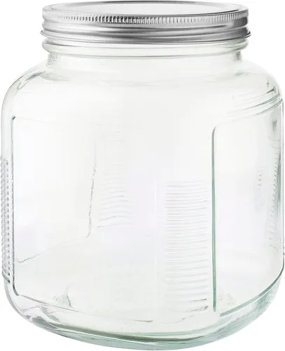 Vista 5 de Ashland Paquete de 12: 6.75"; Tarro cuadrado de cristal para galletas