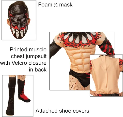 Vista 2 de Finn Balor WWE Disfraz de lujo para niños