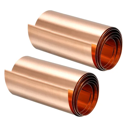 Vista 12 de uxcell Rollo de hoja de cobre, placa 3,280.8 ft m x 16.4 ft m x 1.6 ft m de la hoja del metal