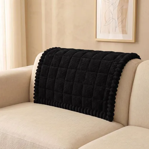 Vista 85 de Smiry Fundas Antideslizantes para Reposabrazos de Sofá para Perros, Fundas Mullidas para Reposabrazos de Sofá Aptas para Mascotas, Protectores