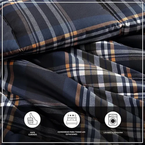 Vista 6 de Wrangler - Juego de funda de edredón tamaño individual con funda a juego