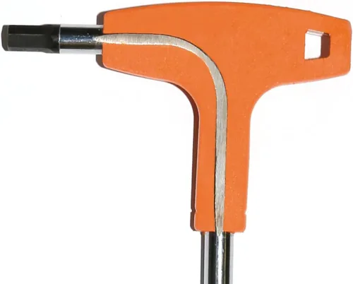 Vista 3 de Beta 96T Llave Hexagonal con Mango en T Métrica de 2.5mm Llave Allen Ergonómica de Alto Torque con Puntas Hexagonales Duales Agujero