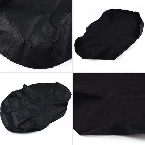 Vista 32 de CHEDA Seat Cover Kit, Compatible with 2012-2018 RZR 570/2008-2014 RZR 800/2011-2014 RZR 900/2014-2017 ACE 325/570, Leather Standard Black