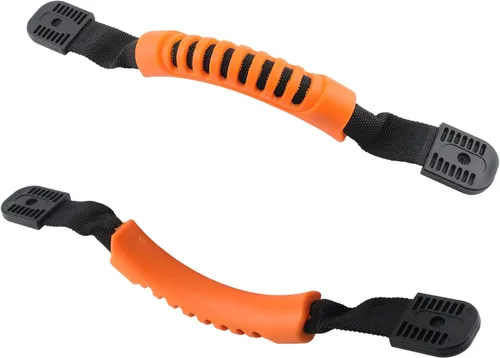 Vista 2 de Asas de transporte para kayak reemplazo de montaje lateral con hebilla de plástico para remo, tándem, canoa y kayaks de por vida