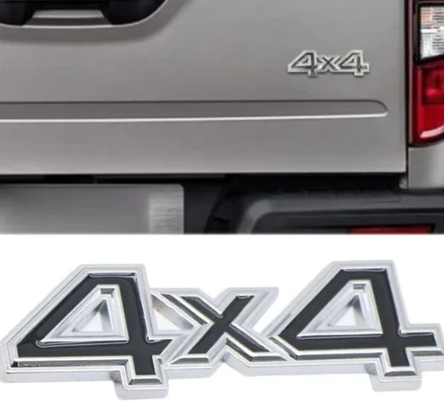Vista 7 de 2 calcomanías de emblema de tracción en las cuatro ruedas de 4 x 4 para SUV, Pickup 4Wd universal para guardabarros laterales de automóvil