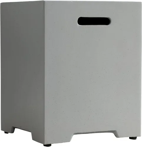 Vista 12 de HOMPUS Cubierta para tanque de propano de 16 pulgadas para mesa de fuego, cubierta para tanque de gas de 20 libras, mesa de parrilla de concreto