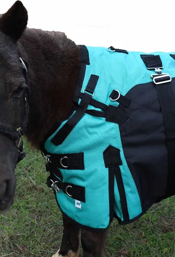 Vista 4 de 58 "1200D Miniatura Weanling Donkey Pony Horse Foal Winter Turnout Impermeable Transpirable Manta 51975TL