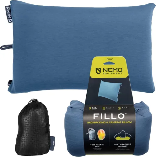 Vista 9 de Almohada Nemo Equipment Fillo para Mochilero y Camping - Talla Única - Abyss