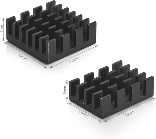 Vista 6 de Vilros Raspberry Pi 4 Kit básico de inicio de 4 GB con carcasa de aleación de aluminio resistente refrigerada por ventilador