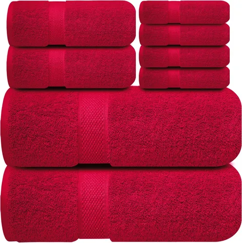 Vista 43 de Infinitee Xclusives Paños de lavado de 100 % algodón de alta calidad para ducha, paquete de 4, 12 x 12 pulgadas, altamente absorbentes, para baño