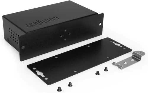 Vista 3 de Coolgear Hub USB industrial 3.2 Gen 2 tipo C de 4 puertos con puertos de bloqueo de tornillo y LED de estado