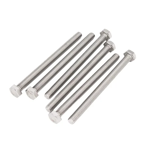 Vista 10 de binifiMux 1 paquete M10 x 170mm Tornillos hexagonales pernos hexagonales con tuercas hexagonales M10 arandelas planas/arandelas de resorte