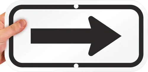 Vista 7 de SmartSign Letrero de "flecha derecha (verde)" 6 x 12 pulgadas, aluminio reflectante de grado ingeniero 3M, fabricado en Estados Unidos