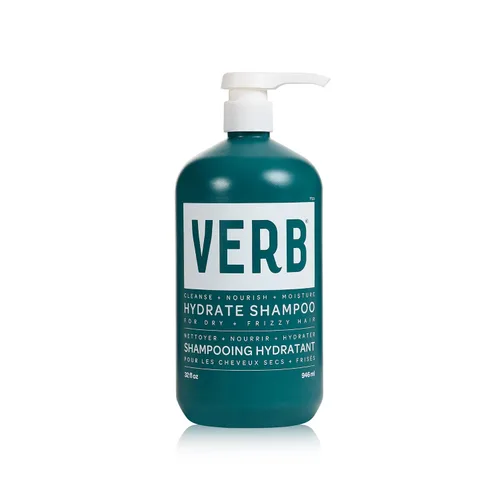 Vista 13 de VERB Hydrate Shampoo limpia el cabello seco y encrespado para reducir el encrespamiento y añadir humedad al cabello