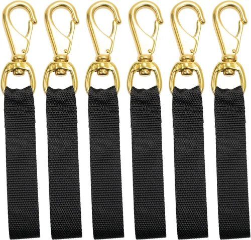 Vista 9 de Scuba Choice Clip de gancho giratorio de latón de 4.4 pulgadas #3, apertura de 0.524 in