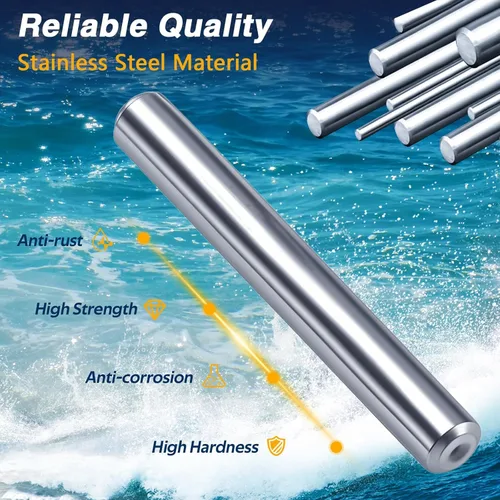 Vista 2 de FUSCH 4PCS Pasadores de transmisión de hélice fuera de borda, accionamiento de hélice/pasadores de cizalla compatibles con Johnson Evinrude 10hp