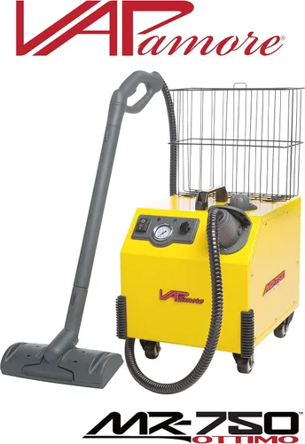 Vista 5 de Vapamore Limpiador a vapor MR-750 Ottimo Heavy Duty Solenoide electrónico para control de vapor seco, caldera de acero inoxidable completa