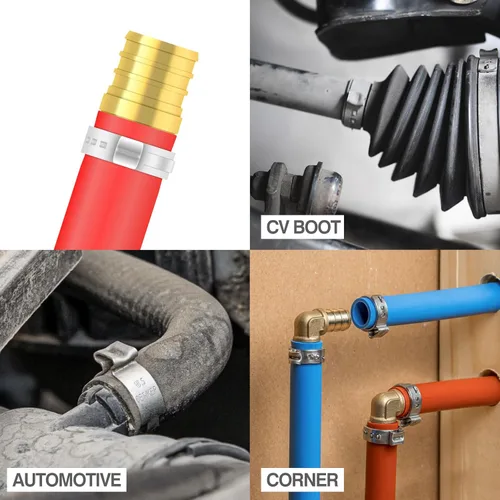 Vista 7 de iCRIMP KIT-1096D Kit de herramientas de abrazaderas de cincha PEX para abrazaderas de cincha PEX de 3/8 a 1 pulgada, con 20 piezas de anillos