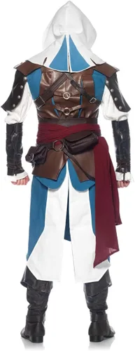 Vista 3 de Leg Avenue Assassin's Creed 9 piezas Edward Deluxe Disfraz Cosplay para hombre