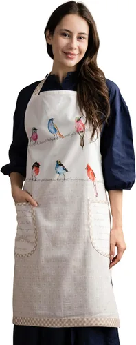 Vista 131 de Maison d' Hermine Delantal 100% de algodón para mujeres con bolsillo de cocina delantal de chef para hombres, decoración de Pascua