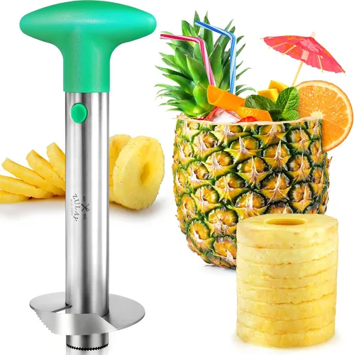 Vista 19 de Zulay Kitchen Herramienta Premium para Descorazonar Manzanas - Ultra Afilada, Acero Inoxidable, Cuchillas Dentadas para Descorazonar Fácilmente