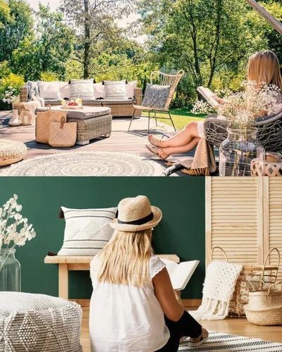 Vista 8 de Juego de 2 almohadas bohemias en blanco y negro para cama y sofá, fundas de almohada neutras de 20 x 20 pulgadas, color negro y beige, almohadas