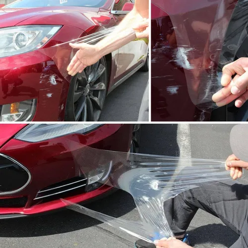 Vista 6 de VViViD Película de vinilo de protección de pintura fundida transparente de alta calidad, 12 pulgadas x 36 pulgadas