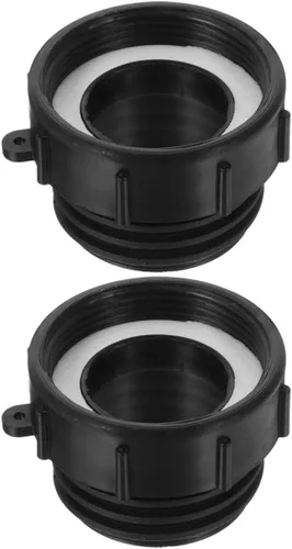IBC Tank Adapter 2 Pcs 2 Inch Plastic Converts 60 Thread Pitch