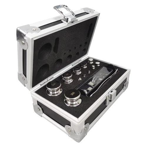 Vista 6 de Juego de pesas de calibración de acero inoxidable Balanza de balanza de calibración Kit de peso (M1 1mg~7.05 oz)