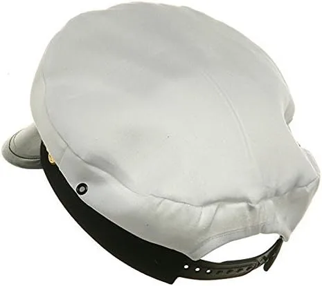 Vista 3 de Jacobson Hat Company gorra de capitán de yate para niños S Blanco