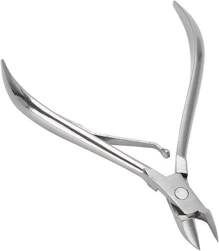 Dioche Cortador de cutículas, cortador de cutículas, pinzas de cutícula, de acero inoxidable, para piel muerta, tijeras para pedicura, manicura,