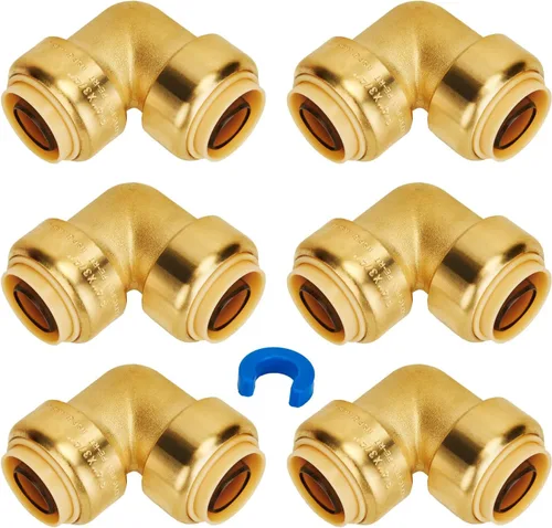 Vista 11 de SUNGATOR Camiseta de 1/2 pulgada, accesorios Pex de empuje de 1/2 pulgada, accesorios en T de 1/2 pulgada, conector en T de plomería sin plomo