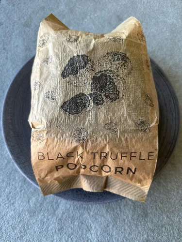 Vista 9 de Regalis Palomitas de maíz de trufa negra para microondas, granos sin OMG, trufa europea negra real, 3 bolsas