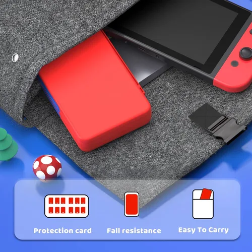 Vista 7 de CYKOARMOR Funda para tarjetas de juego para Nitendo Switch/Switch 2 (2025) – Estuche rígido portátil con 48 ranuras de juego y 24 ranuras