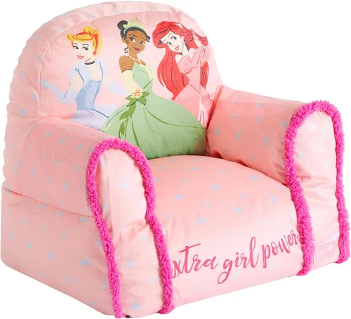 Vista 7 de Sanrio Hello Kitty - Puf figural, sofá de estructura suave con reposabrazos para niños, asiento cómodo para dormitorio o sala de juegos, a partir