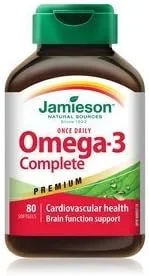 Omega-3 Complete, 80 cápsulas blandas