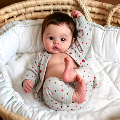 Vista 6 de Anano Muñecas Reborn de silicona de cuerpo completo, muñeca de bebé realista de 18 pulgadas, muñeca recién nacida, muñeca de silicona completa