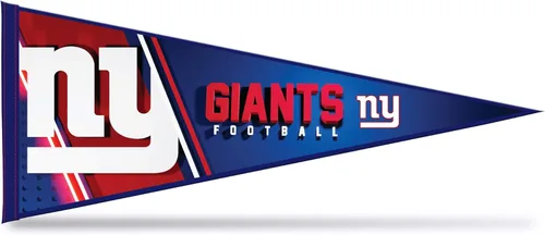 Vista 12 de Rico Industries NFL Football Primary 12" x 30" Felt Wall Décor Pennant - Great for Home/Bed Room/Man Cave Décor