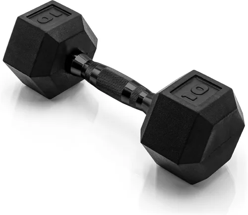Vista 39 de CAP Barbell Peso de la mancuerna hexagonal recubierta, individual, 10-120 libras, múltiples opciones