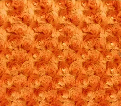 Vista 2 de Tela Minky Rosebud de 58 pulgadas de ancho vendido por The Yard (rosa intenso)