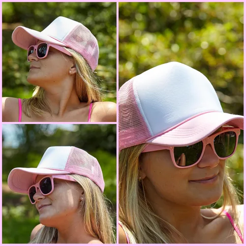 Vista 19 de Funky Junque Gorra de béisbol de béisbol en blanco para hombre y mujer