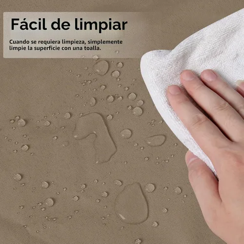 Vista 7 de Easy-Going Pyramid Torch - Cubierta para calentador de patio, 90 pulgadas Negro