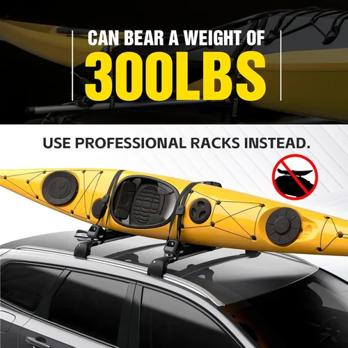 Vista 5 de Barras transversales de techo resistentes de 300 libras compatibles con Nissan Rogue 2014-2020 con rieles laterales, barras transversales