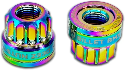 Vista 9 de BILLET BMX™ Deez Nuts™ Tuercas de eje de bicicleta de 12 puntos 3/8"-26 tpi (paquete de 2)