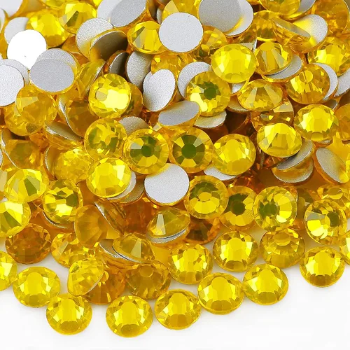 Vista 9 de yantuo Crystal Bedazzler - Kit de diamantes de imitación de cristal transparente con parte trasera plana, tamaños mixtos SS6-SS30 con herramientas