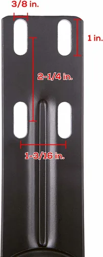 Vista 6 de Par de reposabrazos ajustables de repuesto, soporte vertical con almohadillas para la mayoría de sillas de juegos (4D)