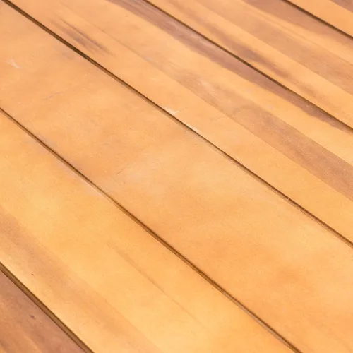 Vista 3 de Christopher Knight Home Randy. Juego de comedor de madera de acacia y mimbre para exteriores con cojines. Acabado en teca en color marrón y beige